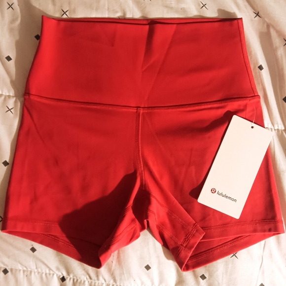 lululemon Align 6" Shorts Women's Vibrant In Hot Pink Athletic Yoga Shorts NWT - Picture 1 of 3